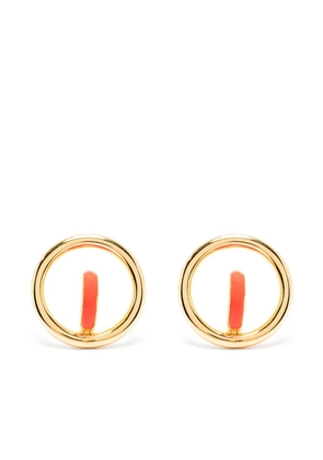 Charlotte Chesnais Saturn Blow hoop earrings - Gold