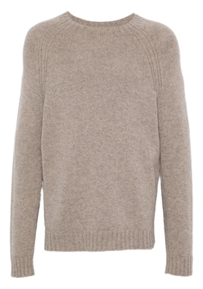 BOMPARD round-neck raglan-sleeve sweater - Neutrals