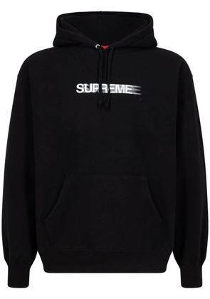 Supreme Motion logo-print hoodie - Black