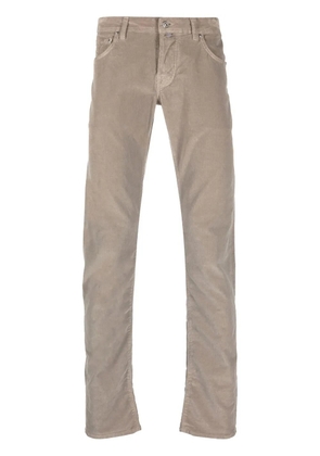 Jacob Cohën corduroy slim-fit trousers - Brown