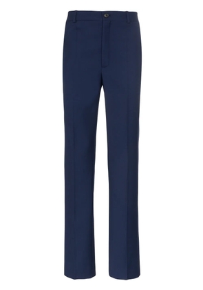Balenciaga Straight Leg Tailored Trousers - Blue