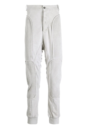 Masnada panelled drop-crotch cotton trousers - Grey