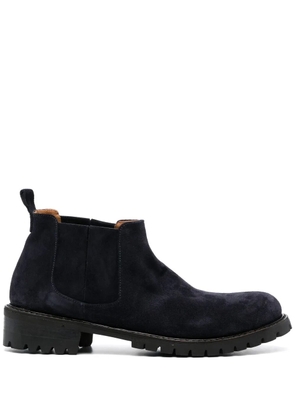 Paul Warmer Sachetto calf-suede chelsea boots - Blue