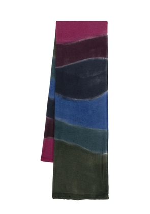 Faliero Sarti abstract pattern-print scarf - Purple