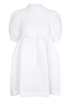 Cecilie Bahnsen Uma smocked minidress - White