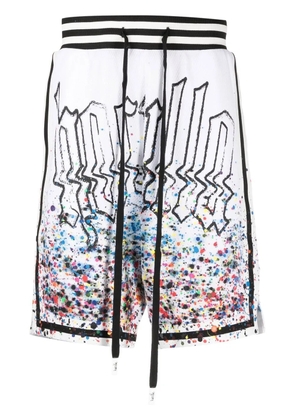 Haculla Smothered in Paint basketball-shorts - White