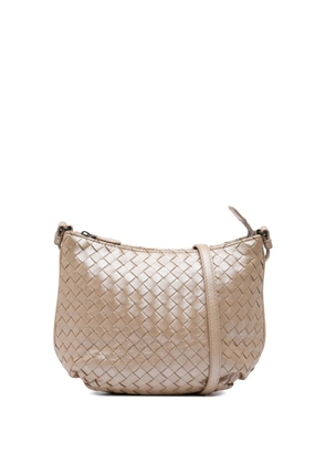 Bottega Veneta Pre-Owned 2012-2024 Nappa Intrecciato crossbody bag - Gold