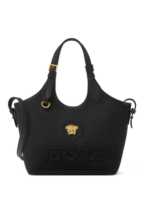 Versace mini Medusa-logo tote bag - Black