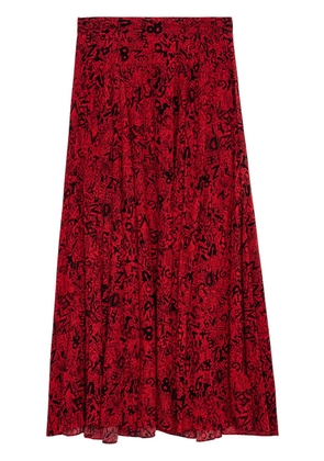 Zadig&Voltaire Joyo soft skirt - Red