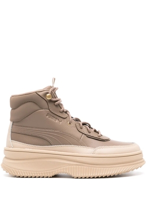 PUMA Mayra flatform boots - Neutrals