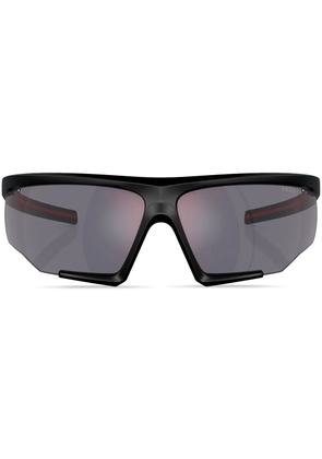 Prada Linea Rossa oversize-frame sunglasses - Black