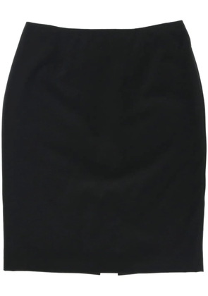 Jean Paul Gaultier Pre-Owned 1990s wool pencil skirt - Black