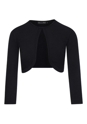 Oscar de la Renta round-neck bolero - Blue