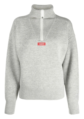 Coperni half-zip jumper - Grey