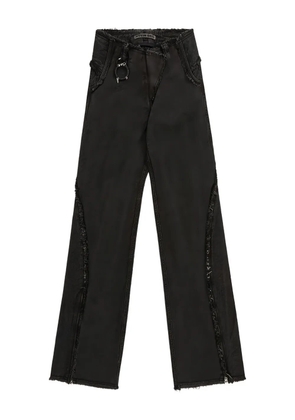 Hyein Seo frayed-detailing jeans - Grey