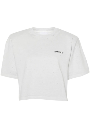 Halfboy distressed cotton T-shirt - Blue