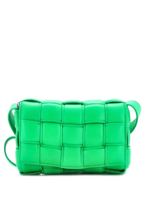 Bottega Veneta Pre-Owned Cassette Padded Maxi Intrecciato Leather Small crossbody bag - Green