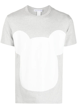 Comme Des Garçons Shirt graphic-print cotton T-shirt - Grey