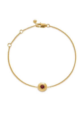 Monica Vinader 18kt yellow gold vermeil July Birthstone bracelet
