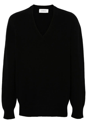 Laneus V-neck sweater - Black