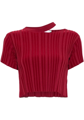 PH5 Allison cut-out crop top - Red