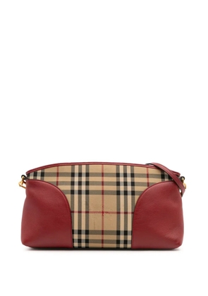 Burberry Pre-Owned 2000-2017 Haymarket Check Chichester Canvas crossbody bag - Brown