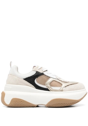 LIU JO June colour-block platform sneakers - Neutrals