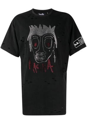 Haculla Heart Eyes For You studded T-shirt - Black