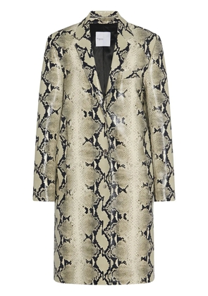Rosetta Getty leather coat - Neutrals