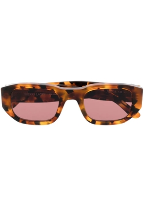 Thierry Lasry square-frame tinted sunglasses - Brown