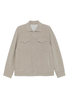 Eleventy flap-pockets overshirt - Grey