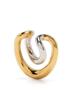 Charlotte Chesnais Initial two-tone ear cuff - Gold