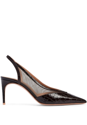 Malone Souliers Collins 70mm leather pumps - Black