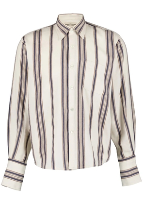 Marrakshi Life striped cotton shirt - White