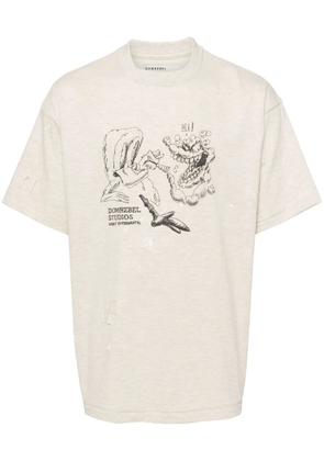 DOMREBEL giggles T-shirt - Neutrals