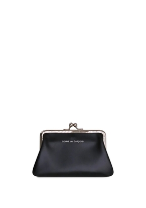 Comme Des Garçons Wallet kiss-clasp purse - Black