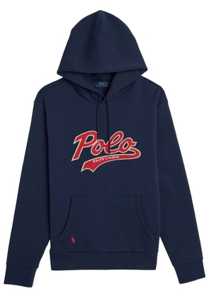 Polo Ralph Lauren double-knit logo hoodie - Blue