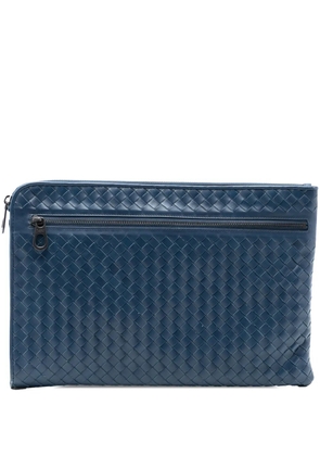 Bottega Veneta Pre-Owned 2012-2025 Nappa Intrecciato clutch bag - Blue