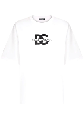 Dolce & Gabbana logo-print cotton T-shirt - White