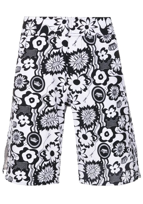 Amir Slama graphic-print bermuda shorts - Black