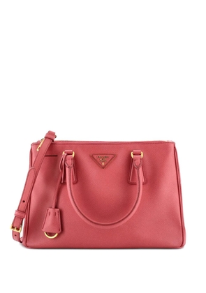 Prada Pre-Owned Double Zip Lux Saffiano Leather Small tote bag - Pink