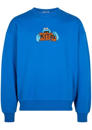 KITH Sesame Street Cookie Monster Nelson 'Voyage' sweatshirt - Blue