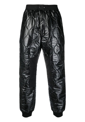 Junya Watanabe MAN quilted straight-leg trousers - Black