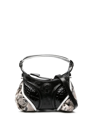 Marine Serre small Futura shoulder bag - Black