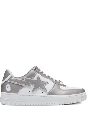 A BATHING APE® Bape Sta #4 logo sneakers - Silver