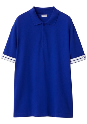 Burberry cotton piqué polo shirt - Blue
