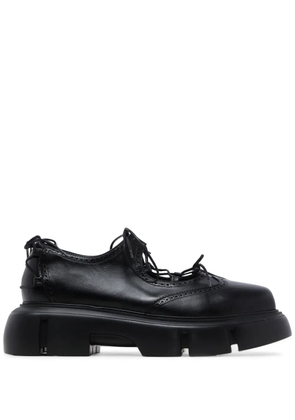 Simone Rocha leather Oxford shoes - Black