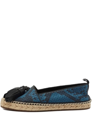 Burberry Pre-Owned tassel-detail espadrilles - Blue