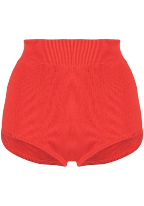 Cashmere In Love Gali fine-knit shorts - Red