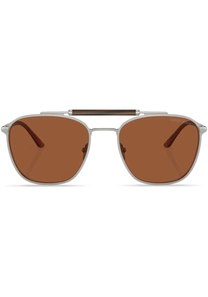 Giorgio Armani tinted-lens square-frame sunglasses - Silver